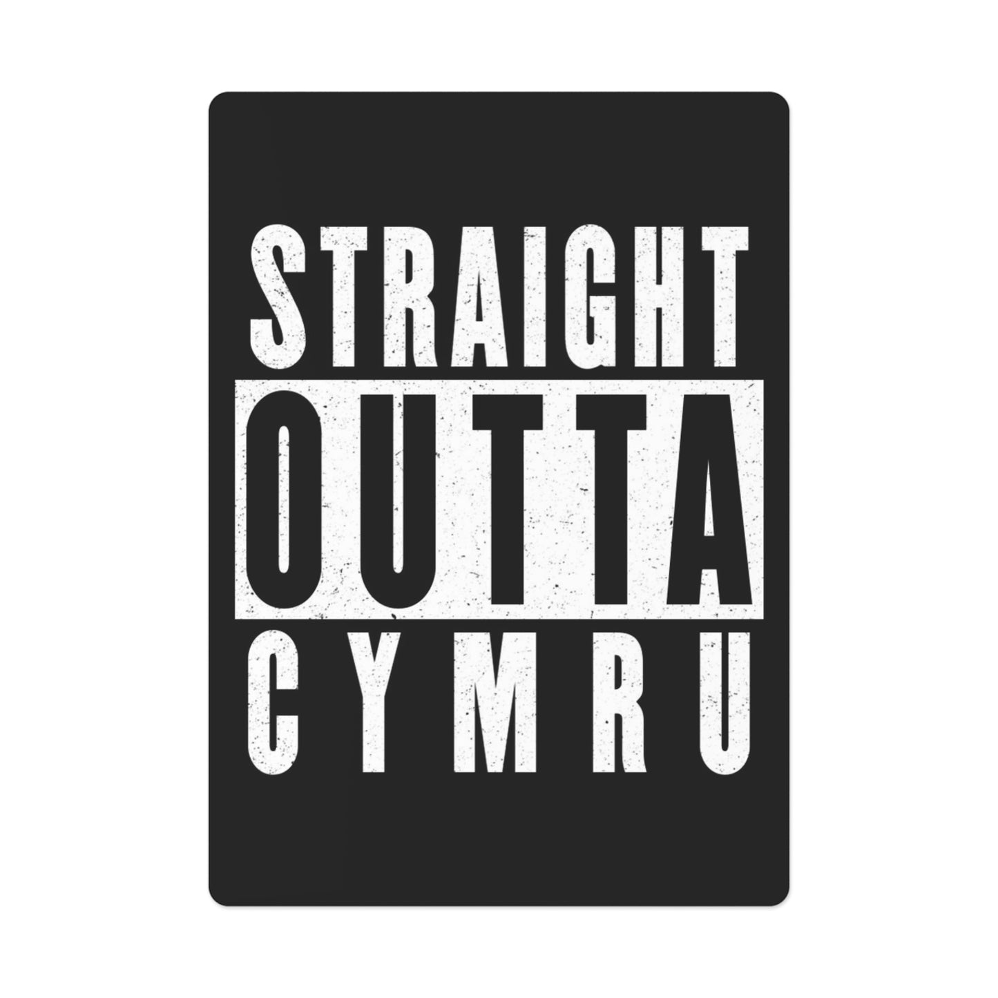 Straight Outta Cymru Playing Cards