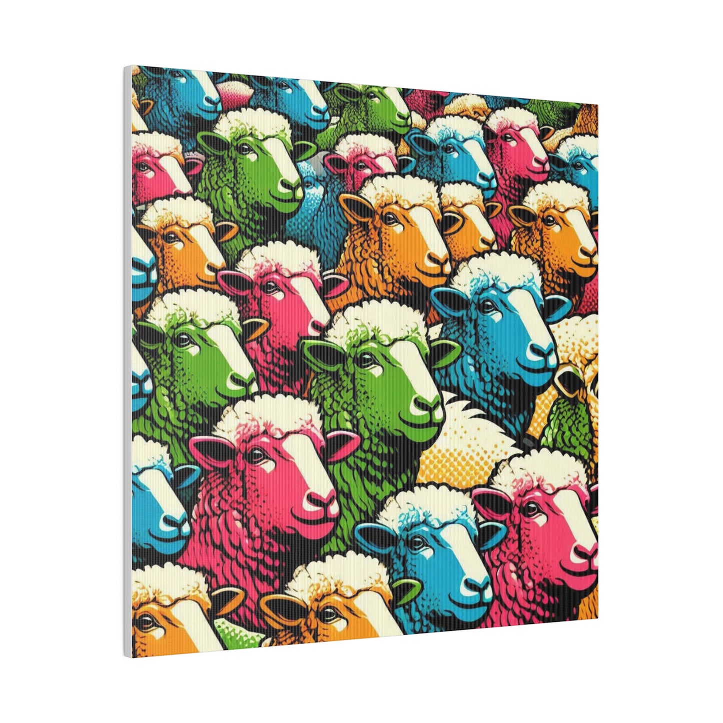 Pop Art Sheep Canvas