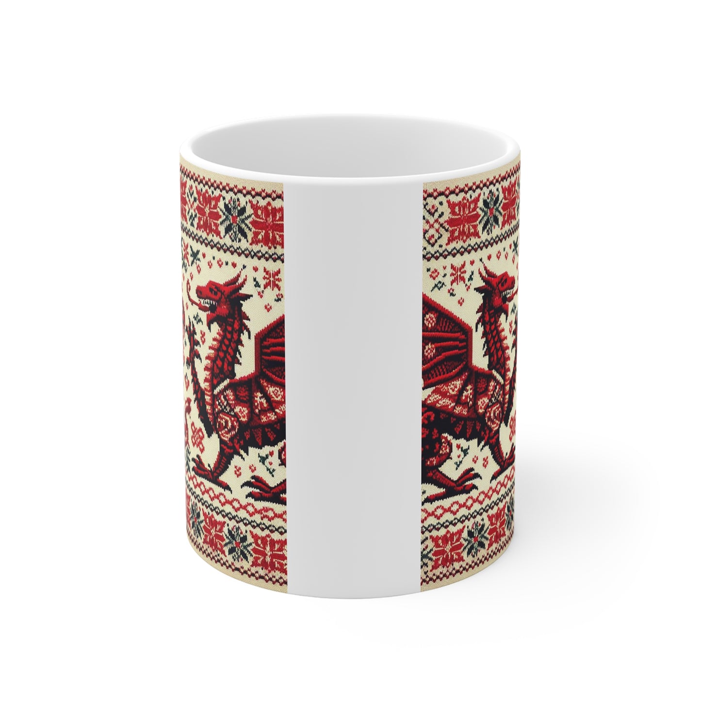 Festive Dragon Mug