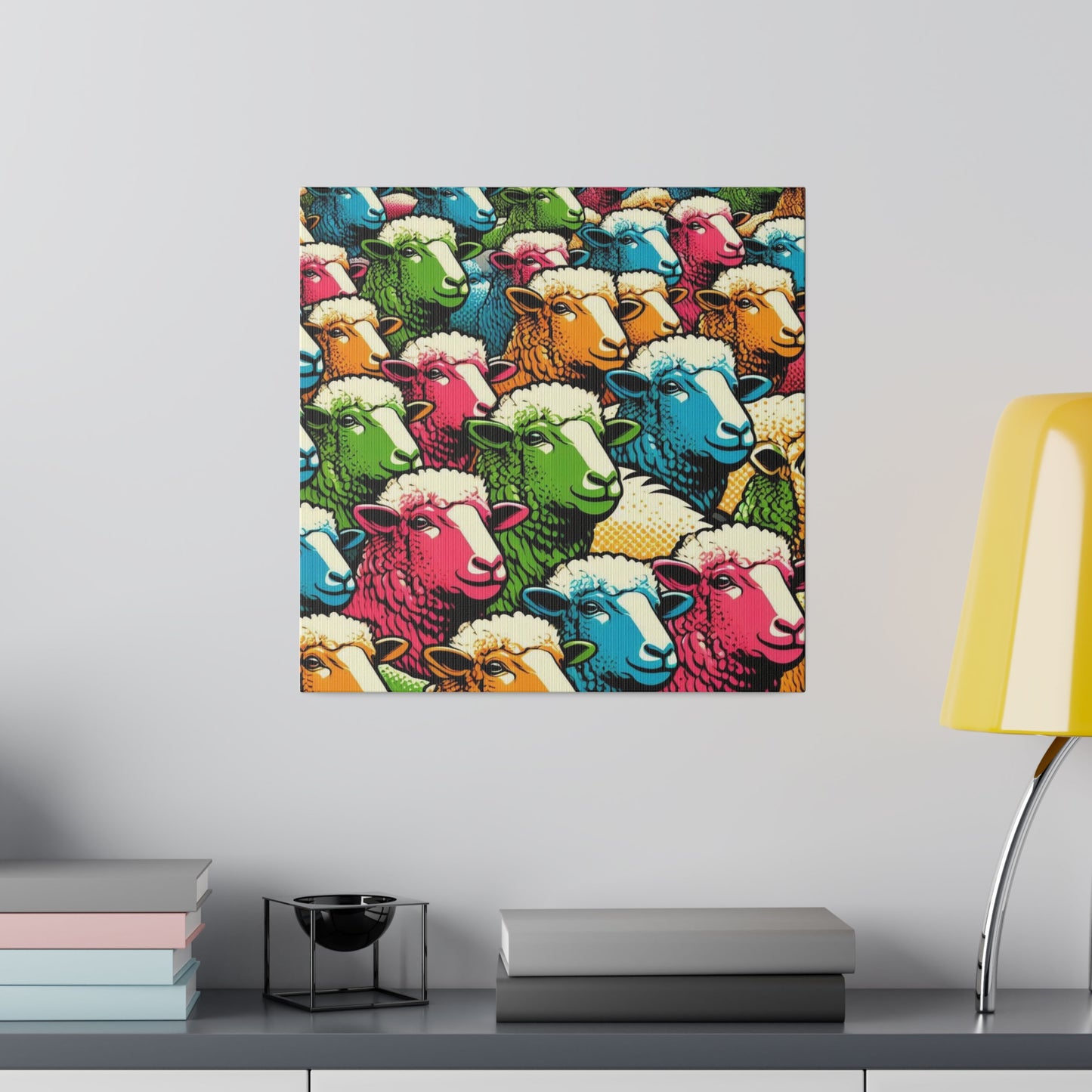 Pop Art Sheep Canvas