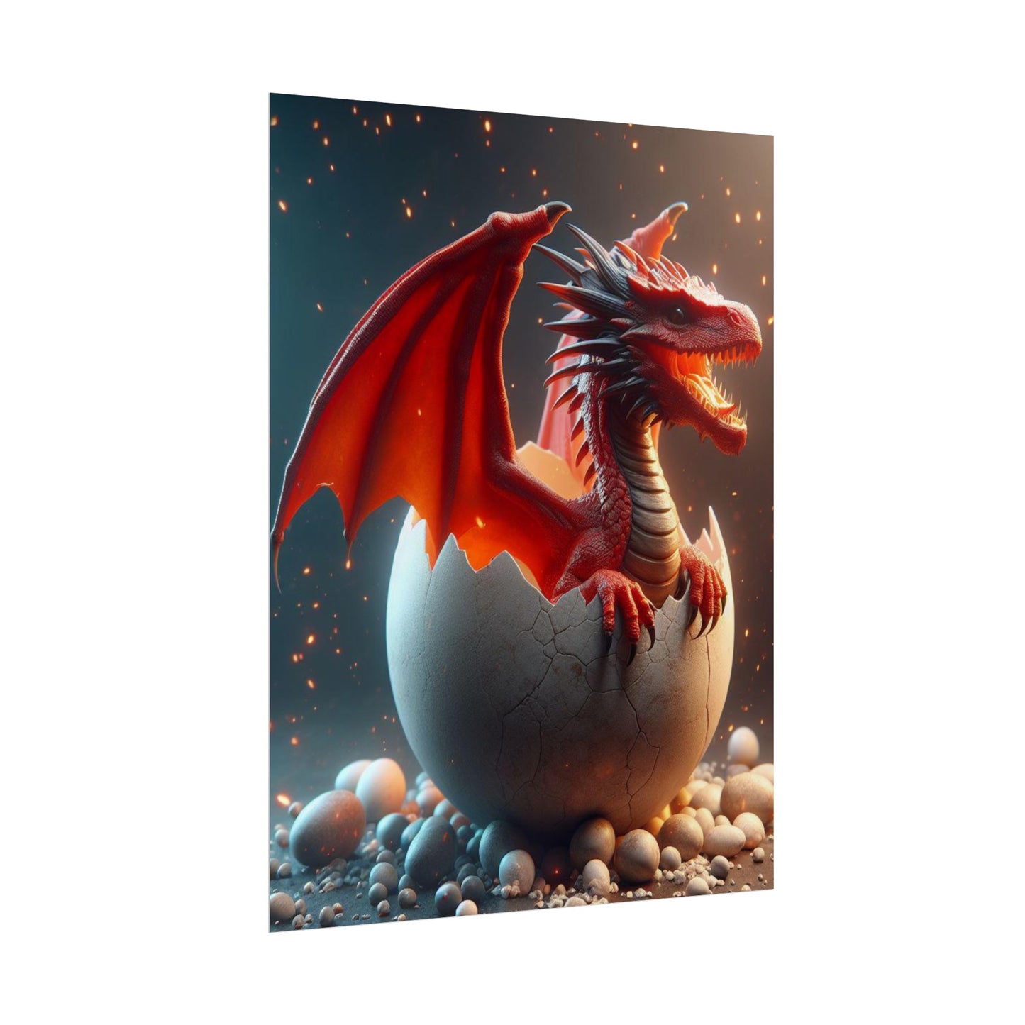 Dragon Hatchling Rolled Poster