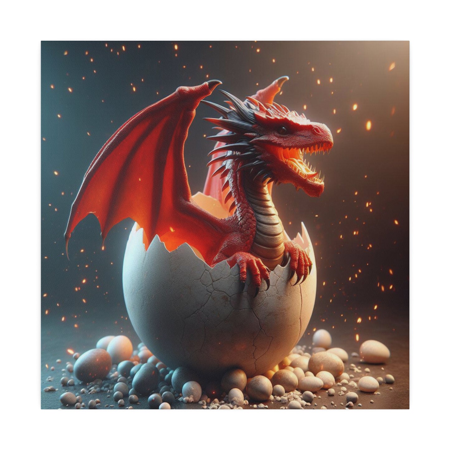 Dragon Hatchling Canvas