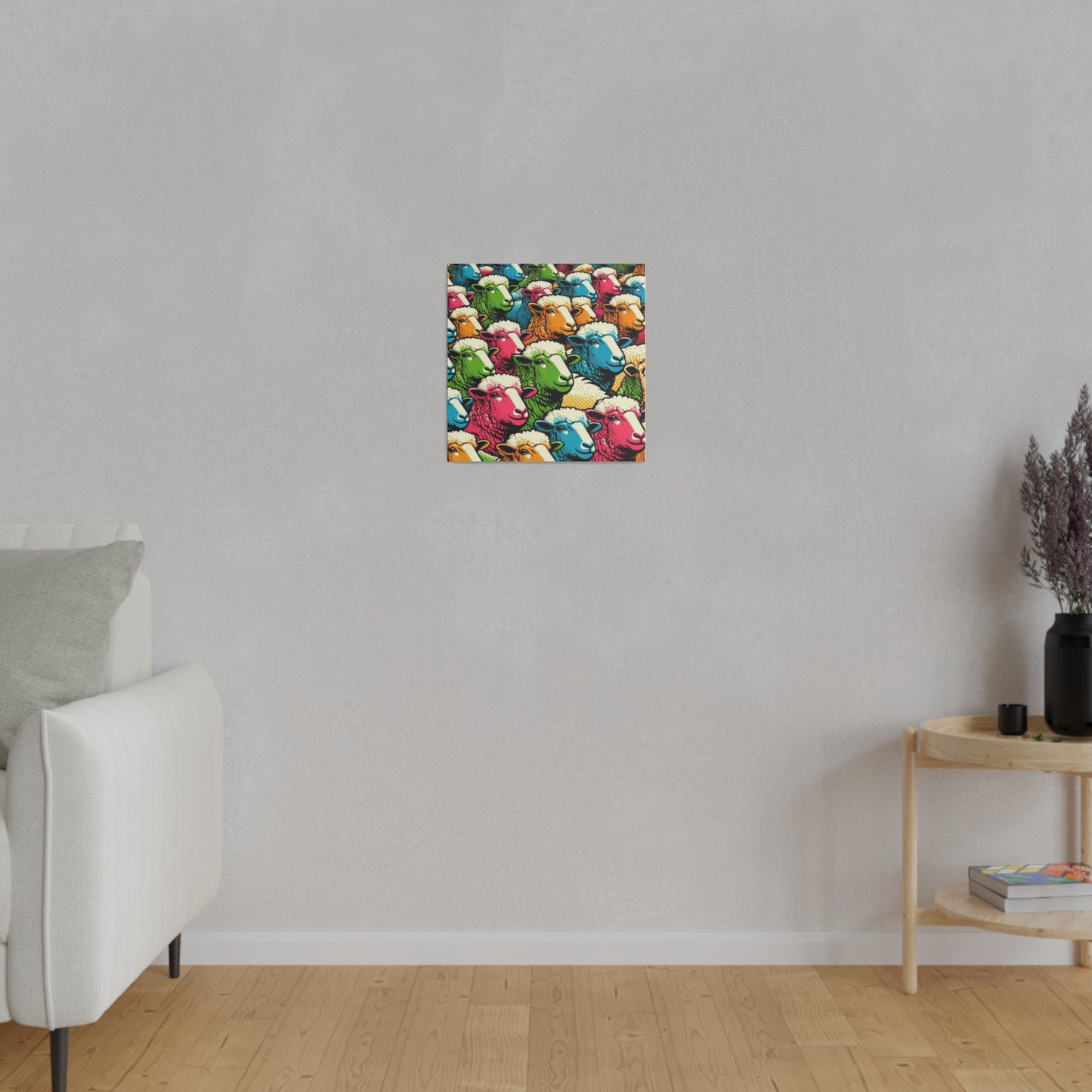 Pop Art Sheep Canvas