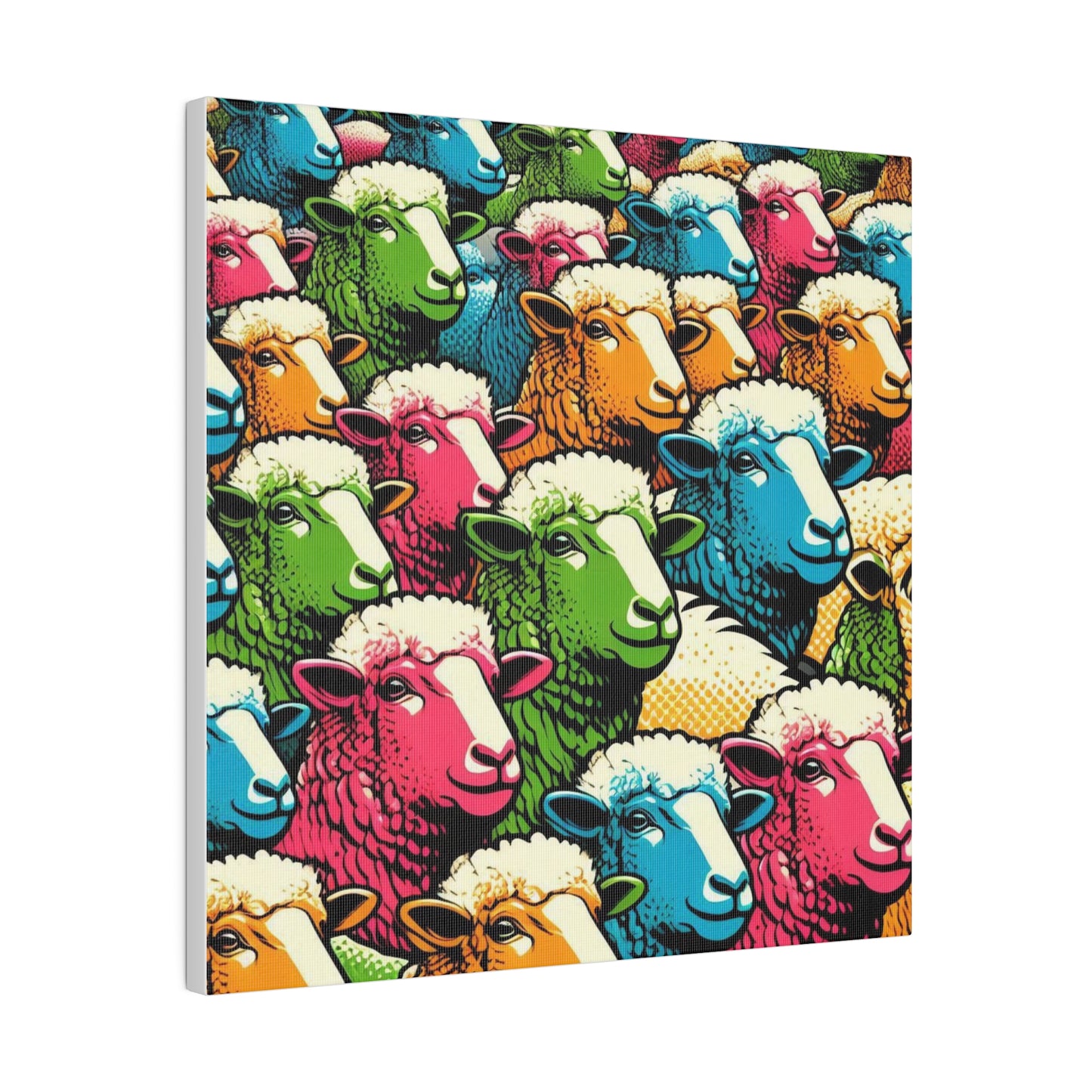 Pop Art Sheep Canvas