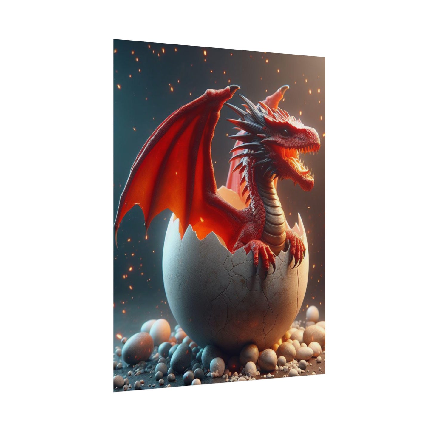 Dragon Hatchling Rolled Poster