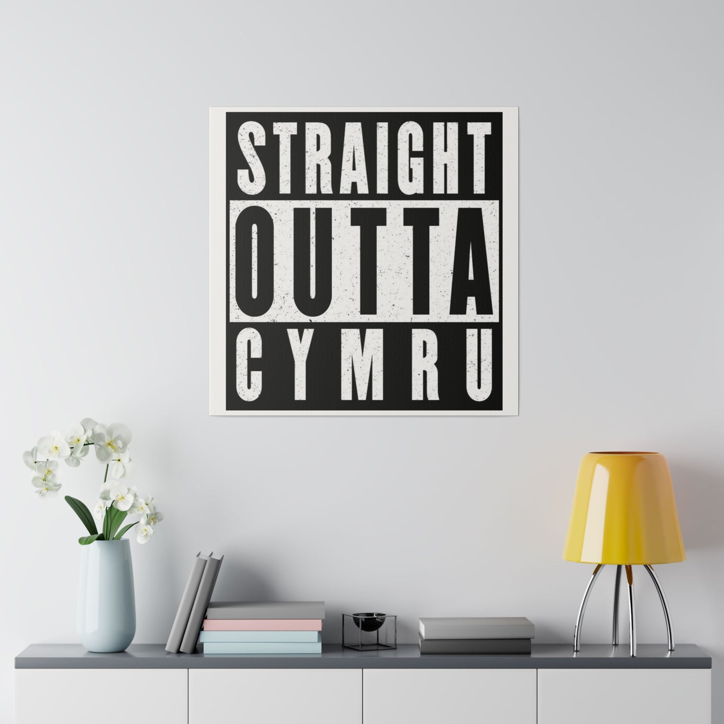 Straight Outta Cymru Canvas