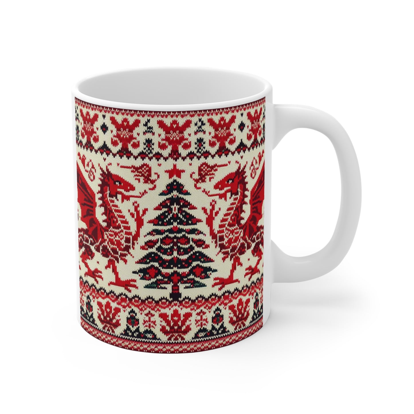 Dragon Christmas Mug