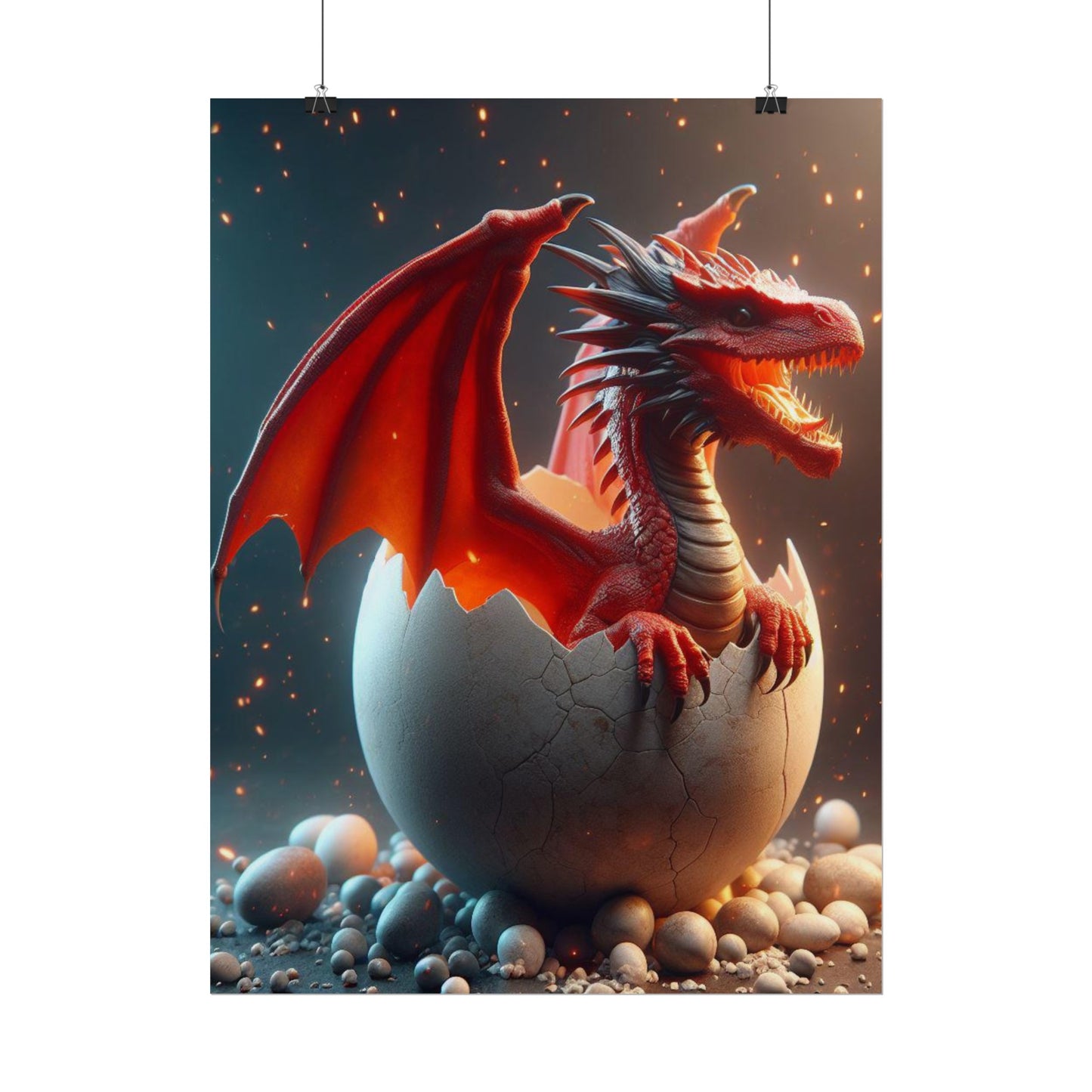 Dragon Hatchling Rolled Poster