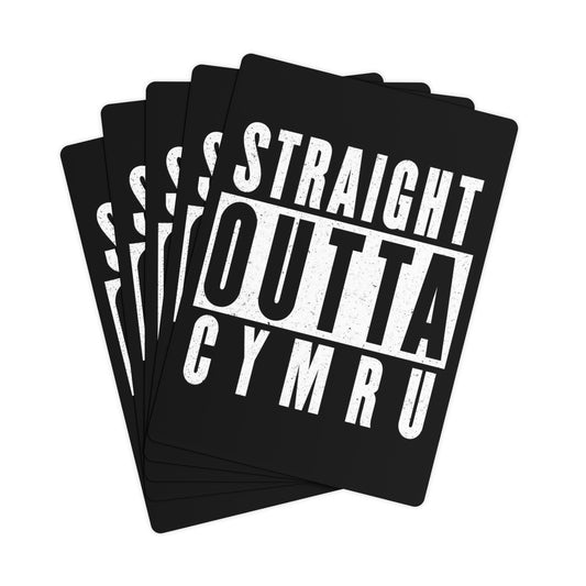 Straight Outta Cymru Playing Cards