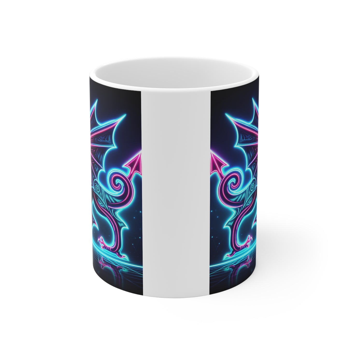 Neon Dragon Mug