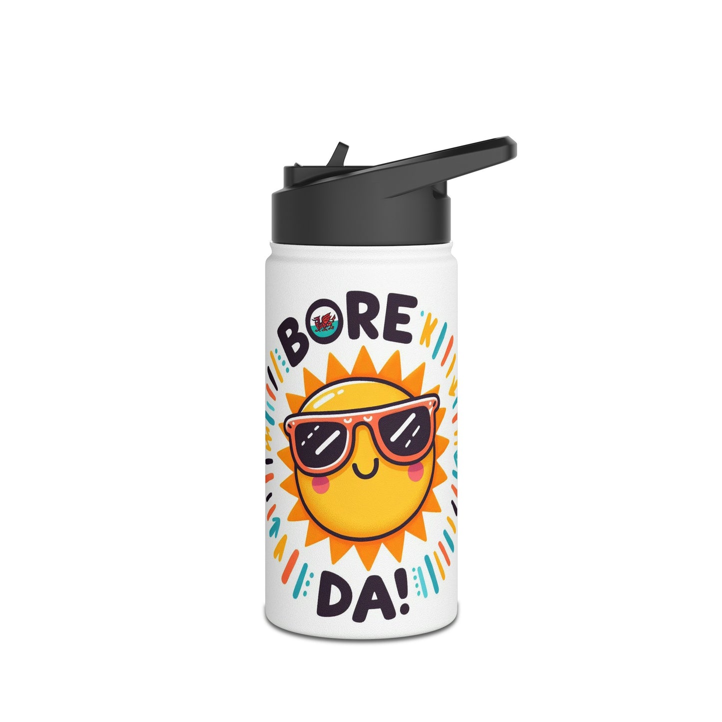 Bore Da! Stainless Steel Water Bottle.